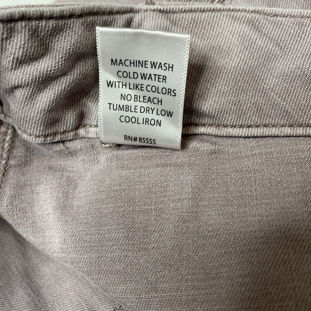 PISTOLA Straight Leg Pant Women Size 31 Pale Purple Cropped Utility High Rise - Picture 14 of 15